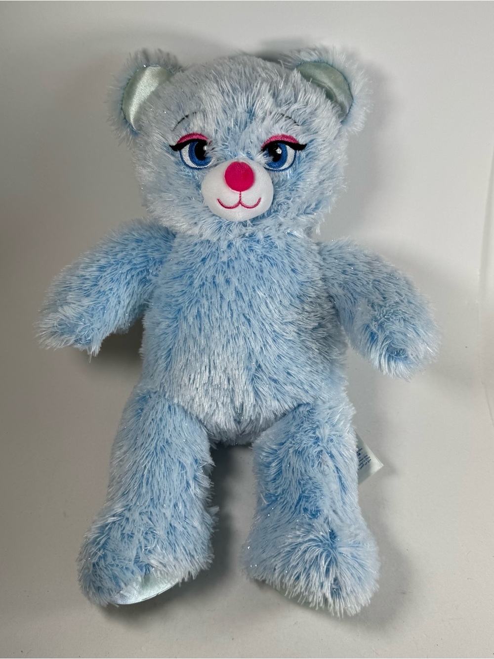 Build A Bear Plush Disney Frozen Elsa Blue Silver Sparkly 16" 2017 Stuffed Toy